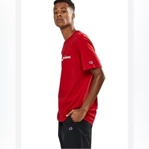 Champion Men's T-shirt, Cotton Midweight Men's Crewneck Tee.